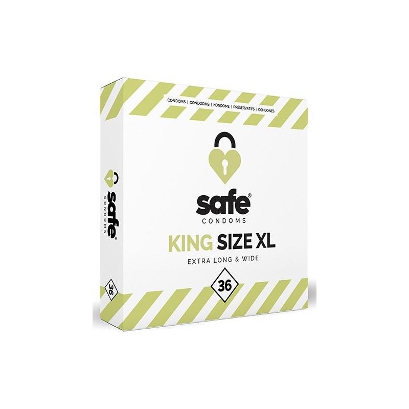 Préservatifs King Size XL SAFE x36