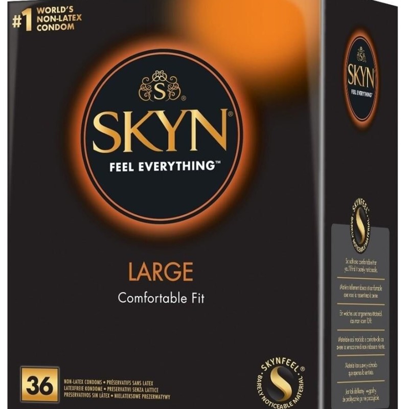 Préservatifs sans latex Skyn Large x36