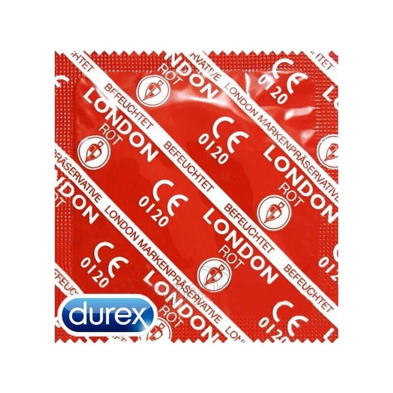 Préservatifs Durex London Fraise x12