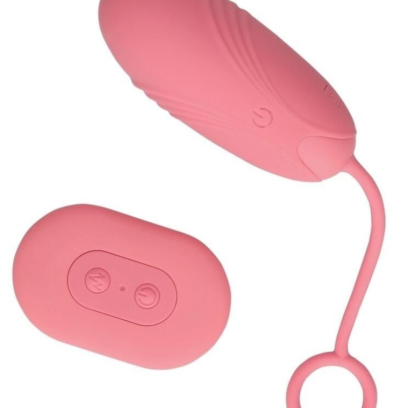 Oeuf vibrant sans fil Egg Soft Vibrator 8 x 3.3 cm Rose