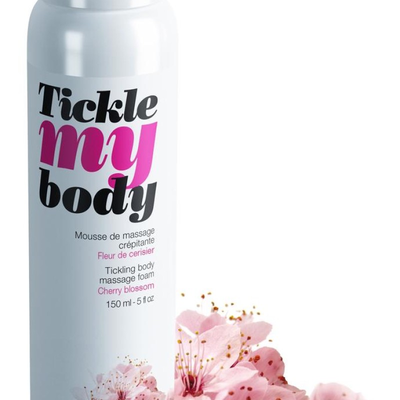 Mousse de massage crépitante Tickle My Body Fleur de Cerisier 150ml