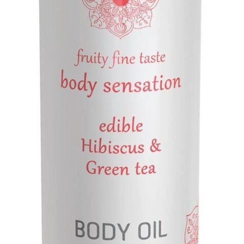 Huile de massage Comestible - HIBISCUS et THÉ VERT 75ml