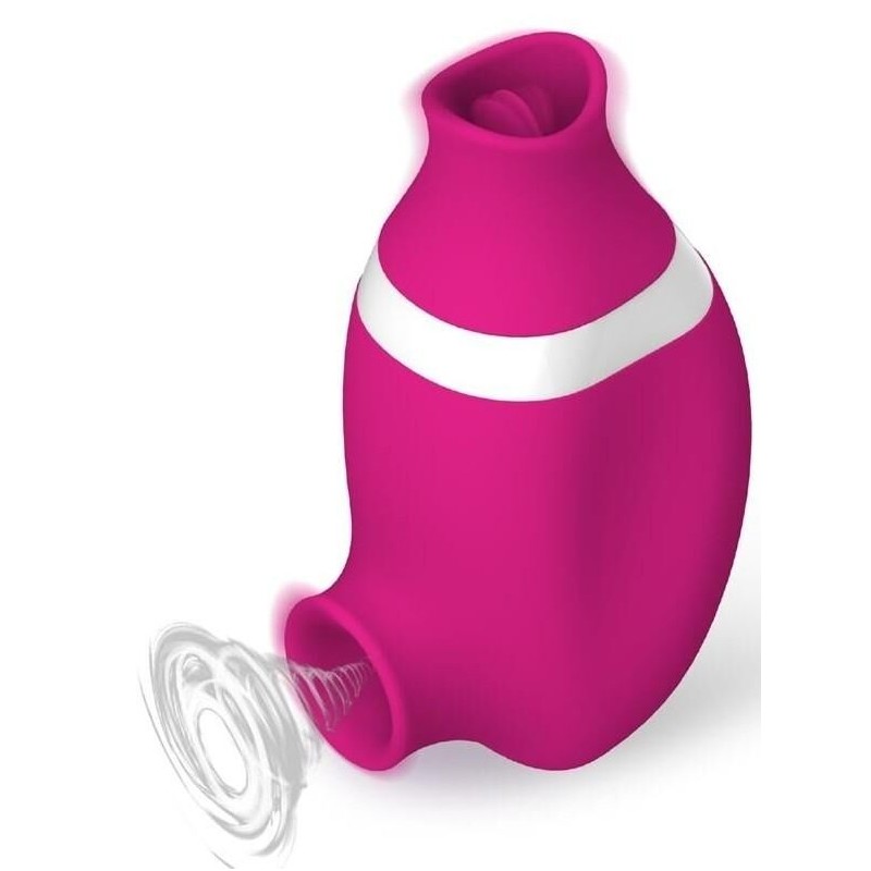 Stimulateur de clitoris Tongue Clit Rose