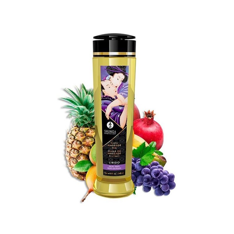 Huile de massage Libido Fruits exotiques 240mL