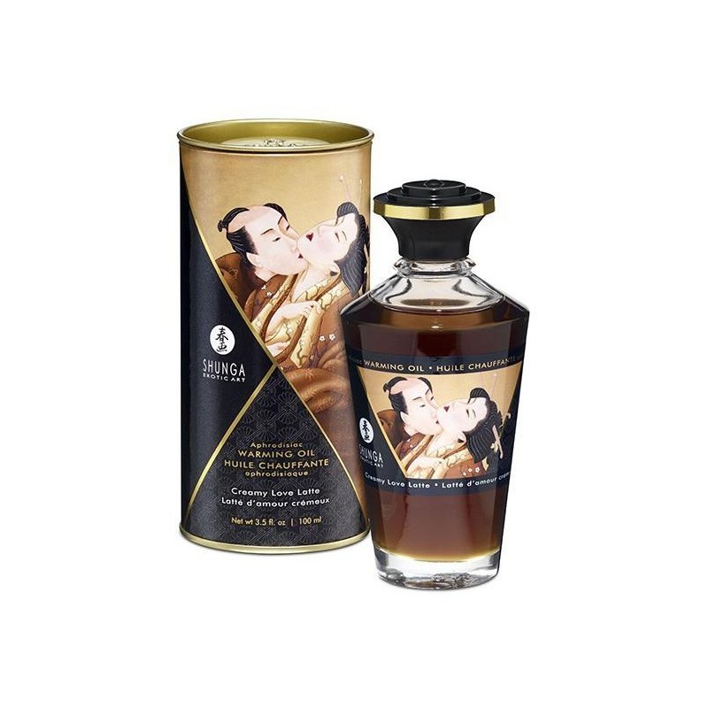 Huile de massage Chauffante Aphrodisiaque - LAIT D'AMOUR 100 ml