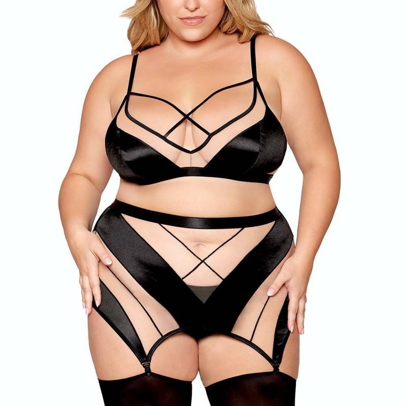 ensemble lingerie bdsm grande taille de la marque dreamgirl lingerie sexy