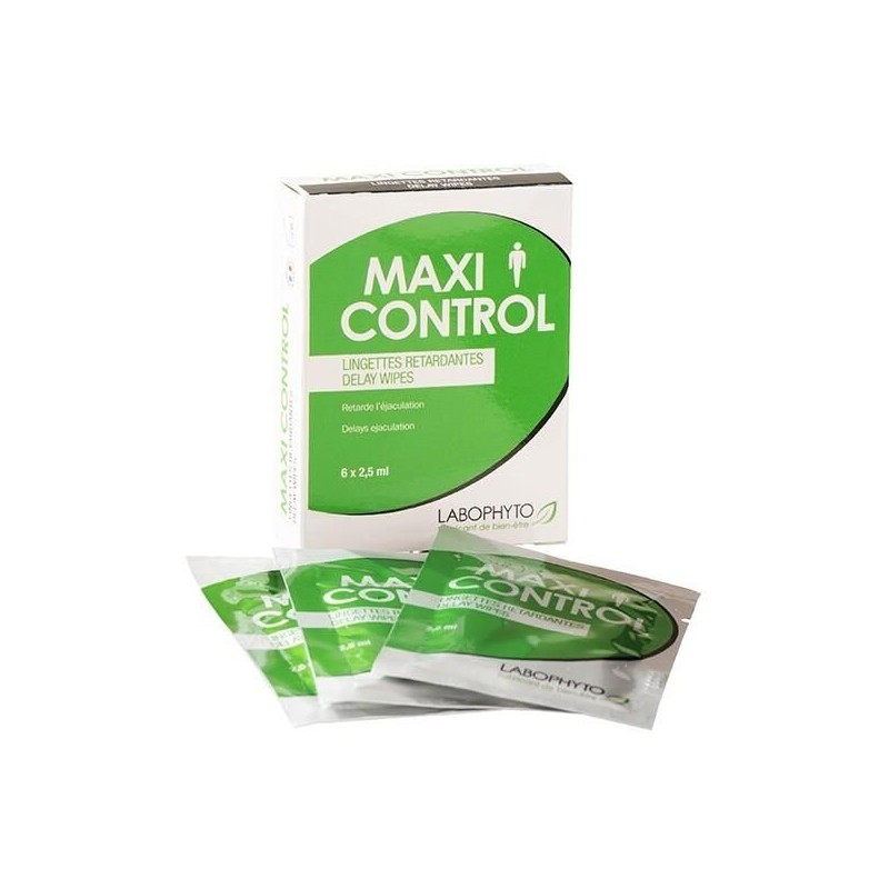 Lingettes retardantes Maxi Control x6