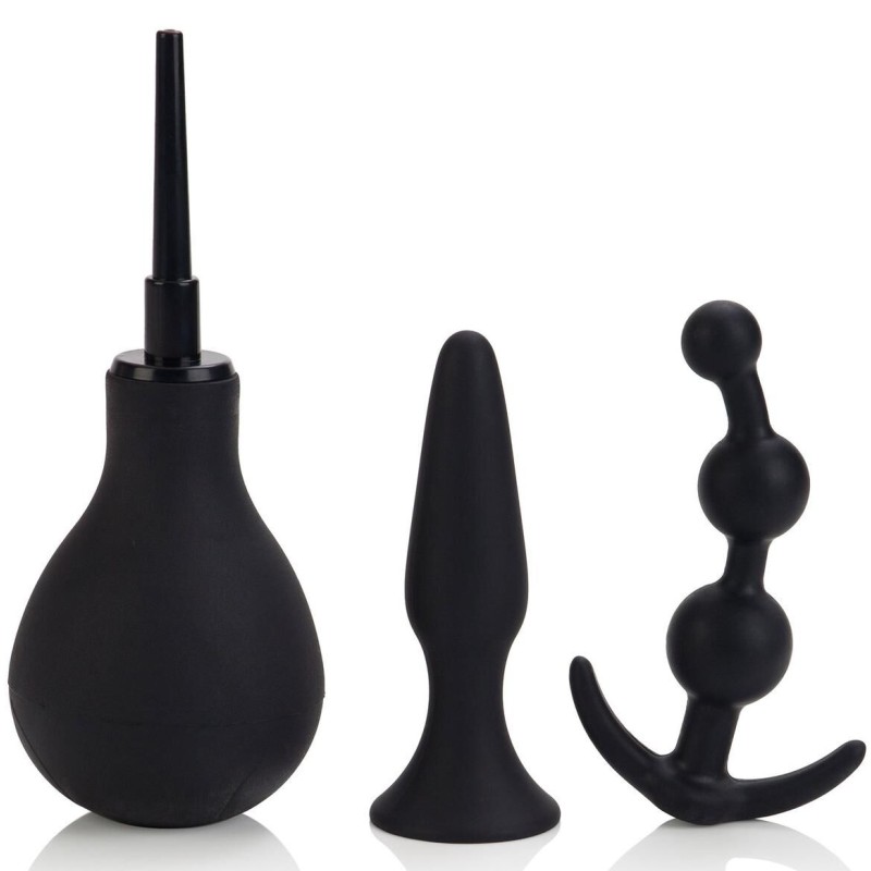 Kit Explorer Plairi Anal - Poire de lavement + plugs