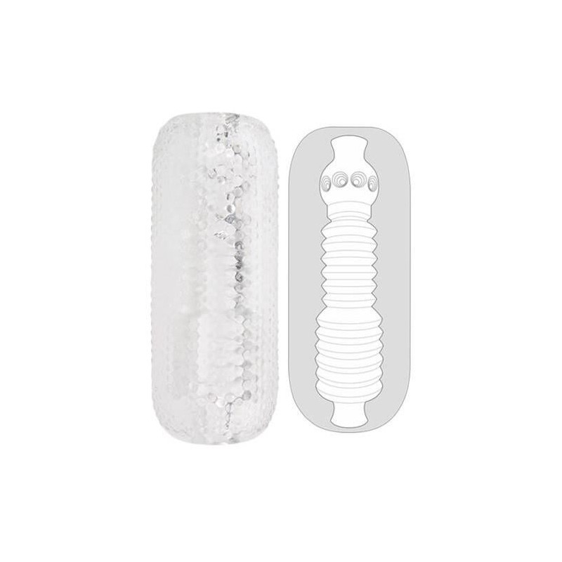 Masturbateur Palm Stroker N°1 - 13cm Transparent