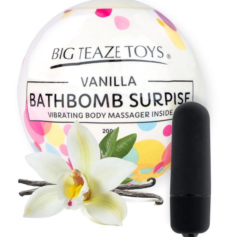 Bombe de bain Moussante avec Vibro Parfum Vanille