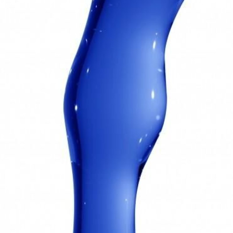 Gode en verre Gallant Bleu 16 x 3.4cm