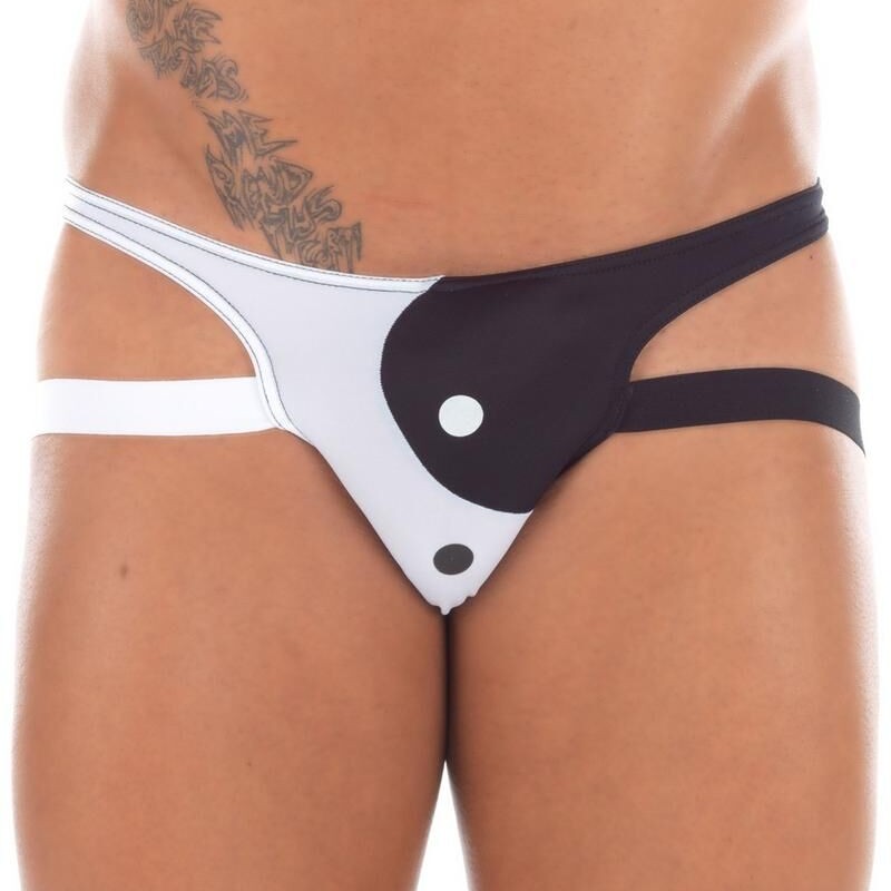 jock strap blanc noir sexy et tendance pour homme