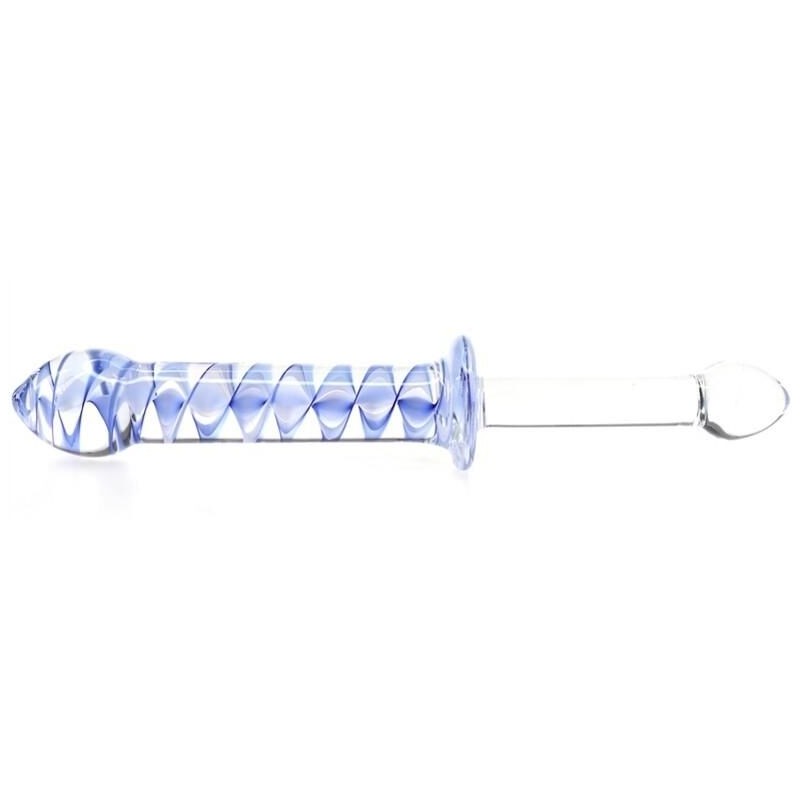 Gode en verre Screw Duo 24 x 3.3cm