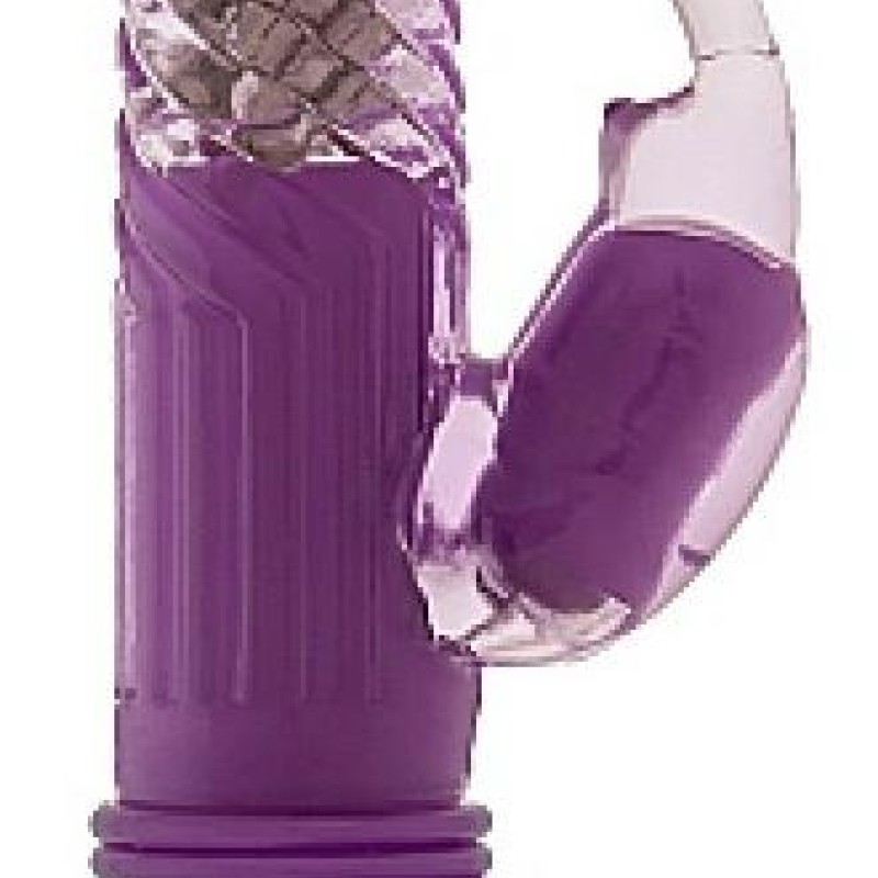 Vibro rabbit rotatif Vibe Coin 23cm Violet