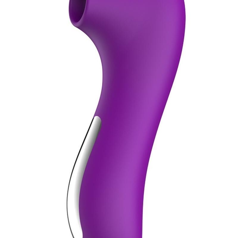 Stimulateur succion de clitoris et tétons USB violet - BOZ-086PUR