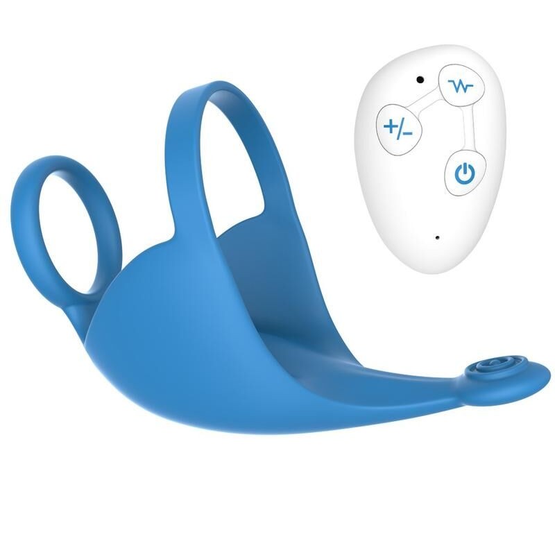 Vibrateur / Masseur de testicule télécommandé, USB waterproof - WS-NV549