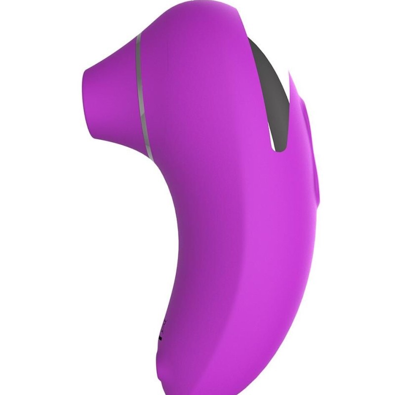 Vibromasseur clitoridien par embout de vibrations sur membrane violet USB - WS-NV053PUR