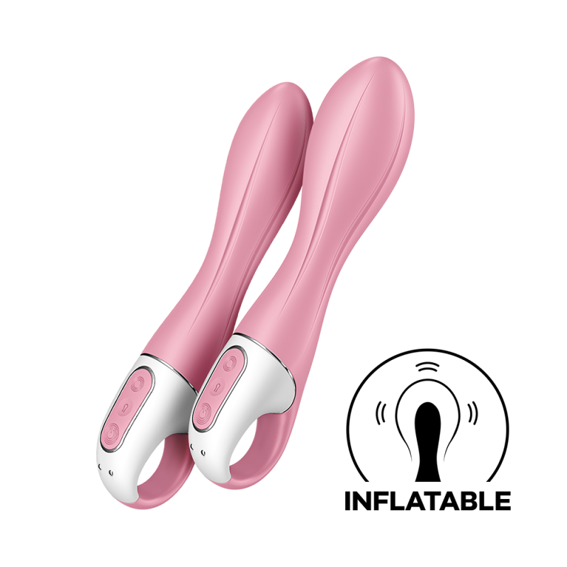 Vibromasseur gonflable G-Spot rose USB Air Pump Vibrator 2 Satisfyer CC597847SA