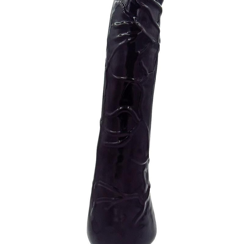 Vibromasseur réalise noir veiné de 25 cm - YOJ-023