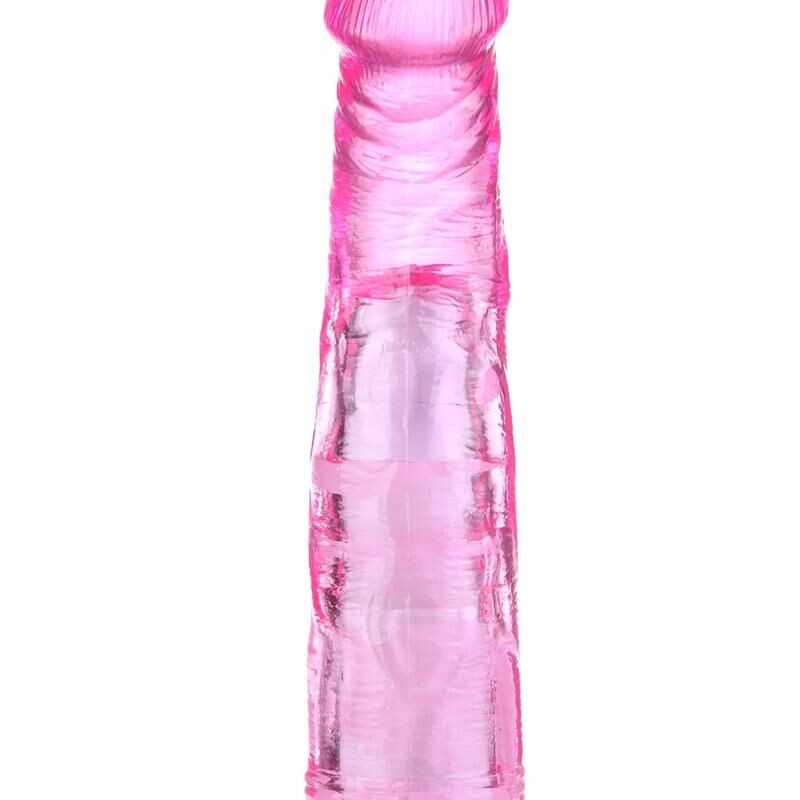 Vibromasseur 20 cm Jelly rose - YOJ-027PK