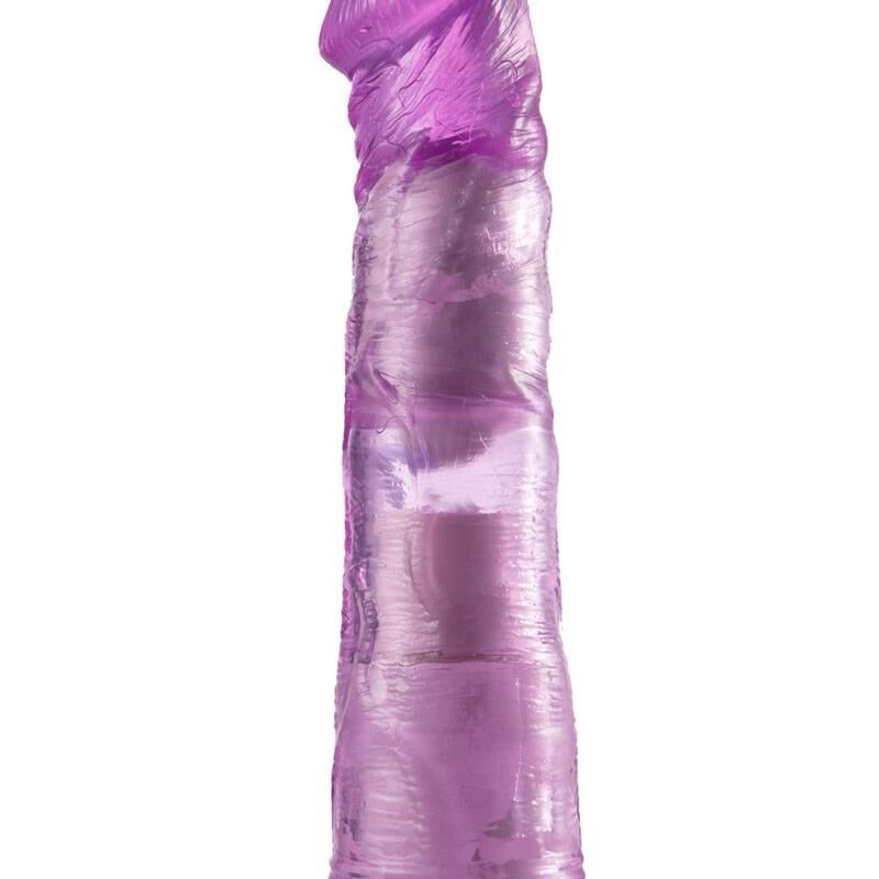 Vibromasseur 20 cm Jelly violet avec Picots - YOJ-027PU