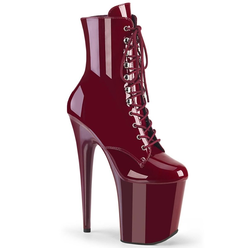 Bottines Plateforme Cerise