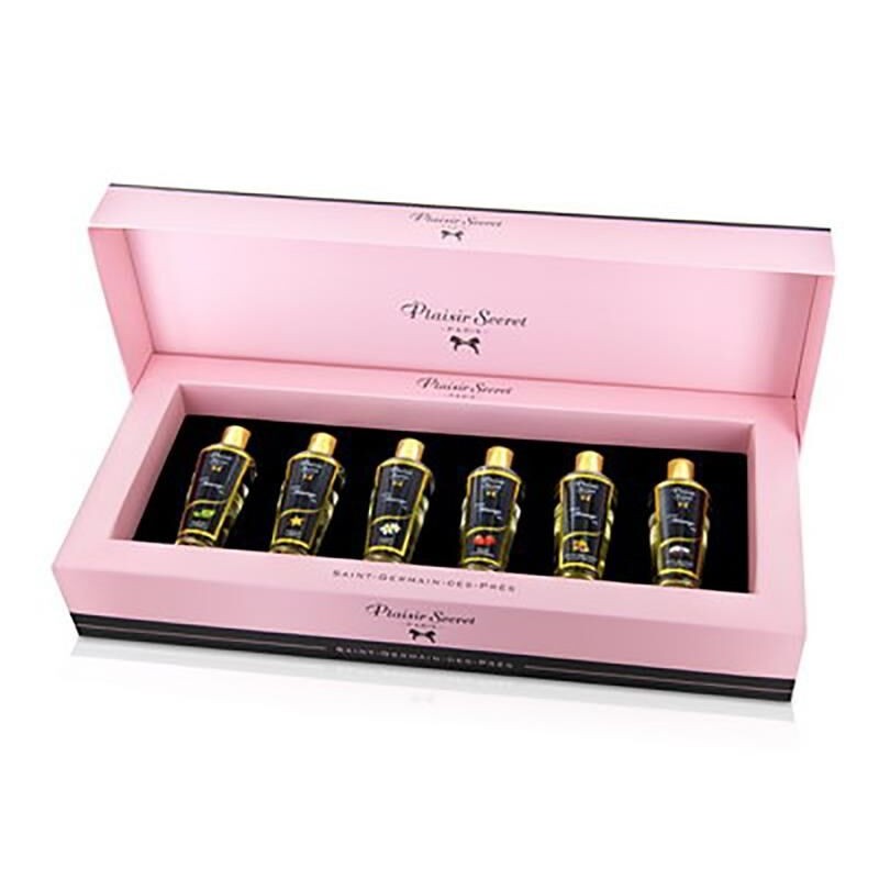 Coffret 6 huiles de massages sèches | sextoy pas cher | lingerie sexy | cosmétiques érotiques | livraison discrète