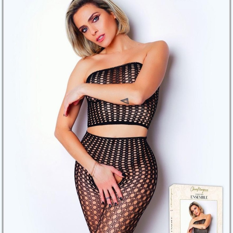 ensemble sexy en résille de la collection clara morgane