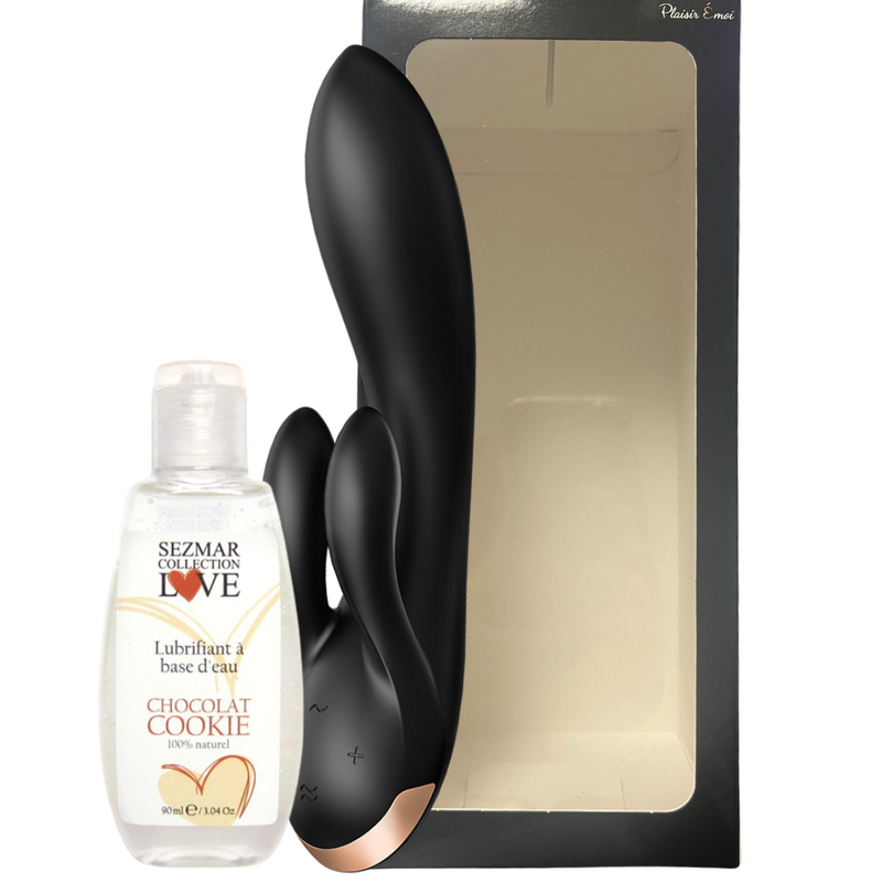 Offre duo Vibromasseur rabbit + Lubrifiant 90ML - Love City