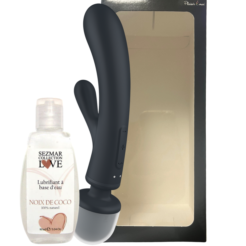 Offre duo Vibromasseur 2en1 + Lubrifiant 90ML - Love City