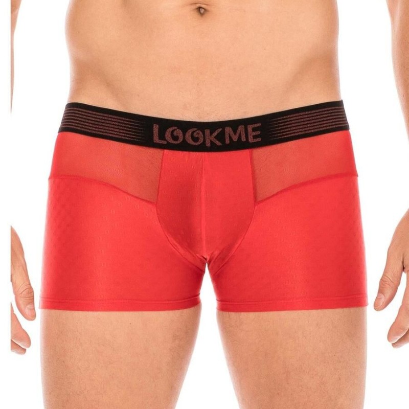 boxer sexy rouge pour homme - lingerie sexy homme - look me