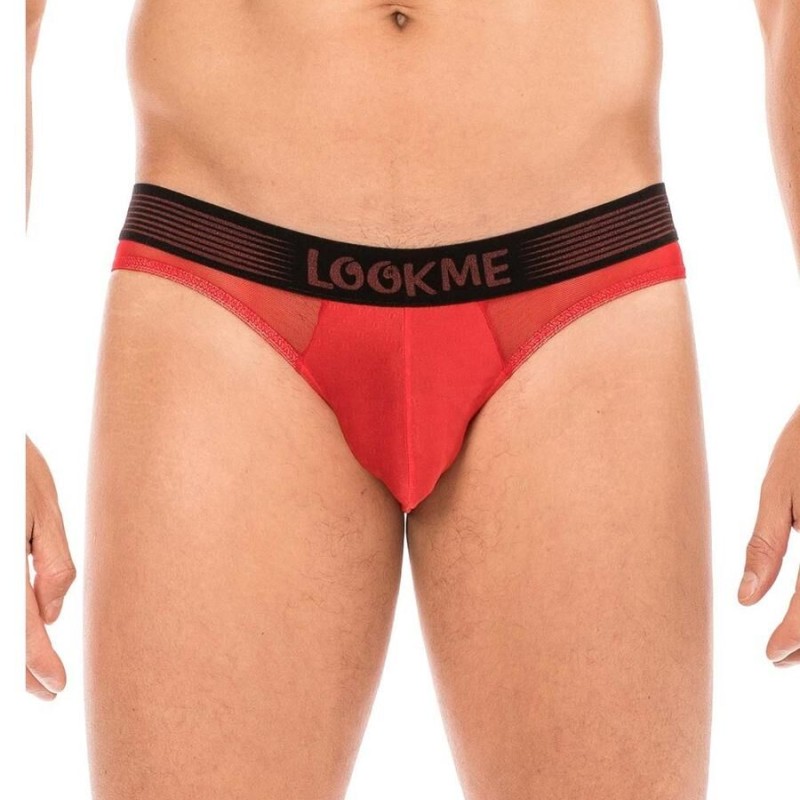 slip rouge pour homme - lingerie sexy homme - lingerie pas cher homme