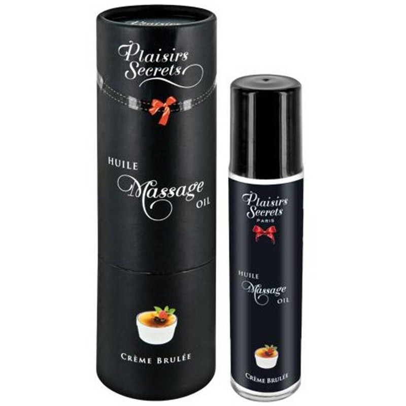 Huile de massage crème brûlée