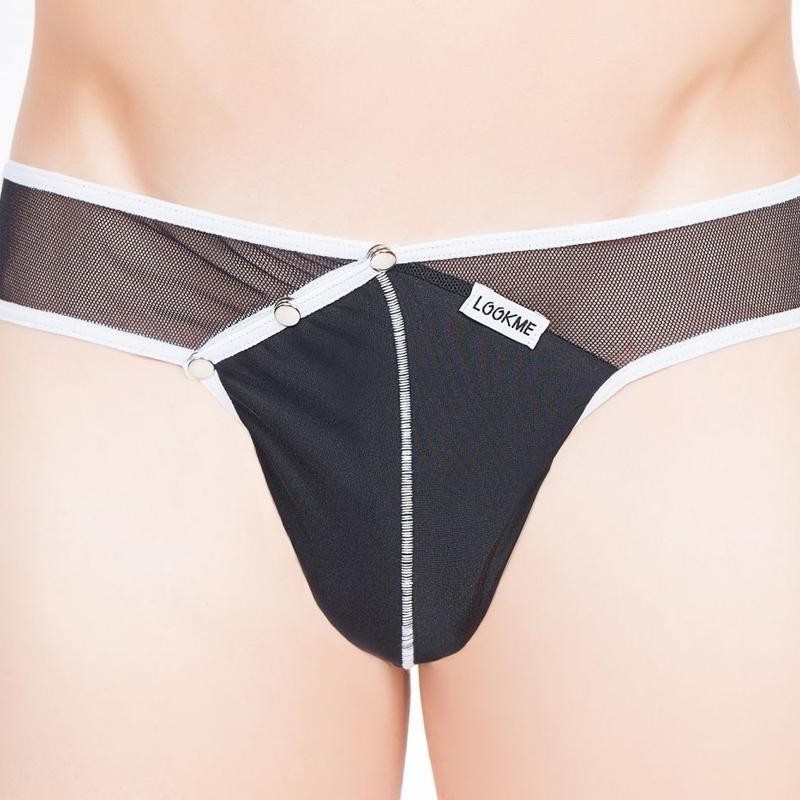 string noir sexy pour homme - lingerie homme pas cher