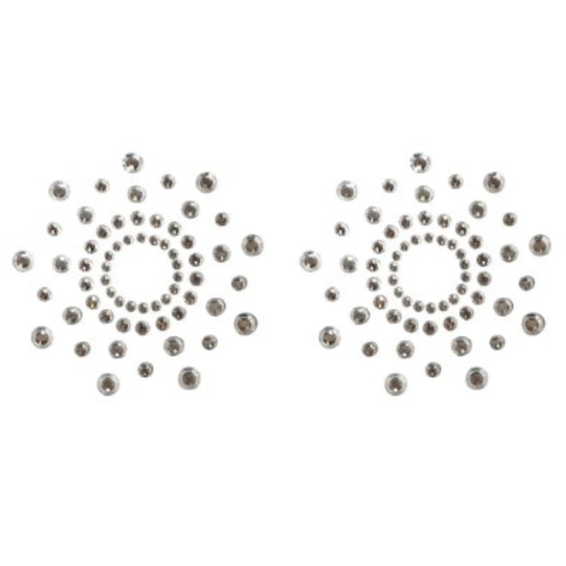 Cache tétons strass blanc - BeLily Accessories