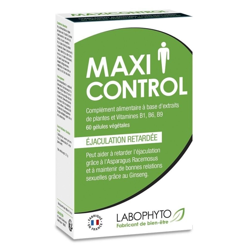 MaxiControl retardant pour Homme - 60 gélules - Labophyto