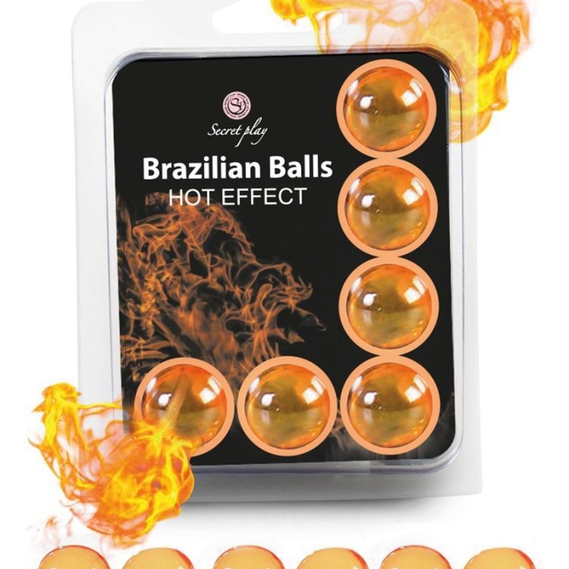 Brazilian balls chauffantes par 6 effet chaleur