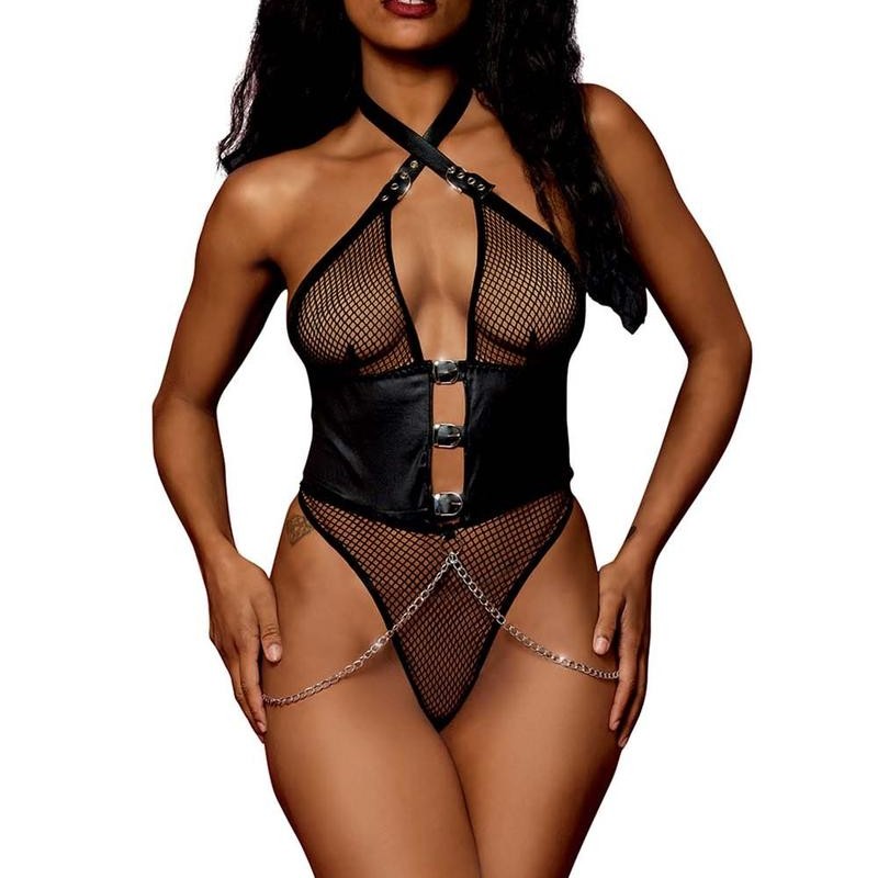 body string bdsm pour femme dominatrice de la marque dreamgirl lingerie sexy