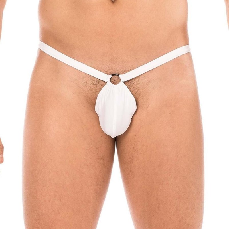 String blanc homme pas cher - lingerie sexy homme pas cher