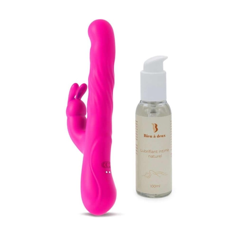 Pack Volute: Vibro Lapin + Lubrifiant pour Plaisir Doublé