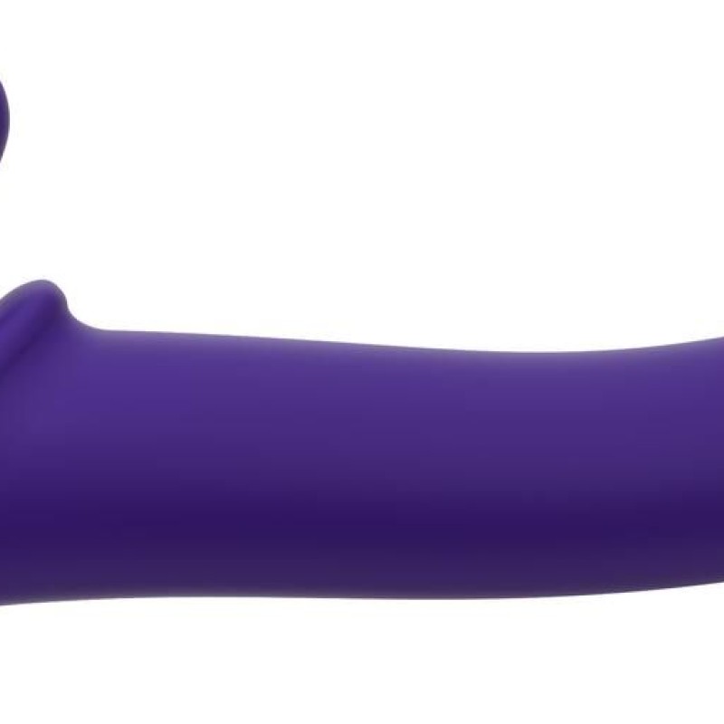 Gode + Plug STRAP-ON-ME Bendable L 16 x 3.7 cm Violet