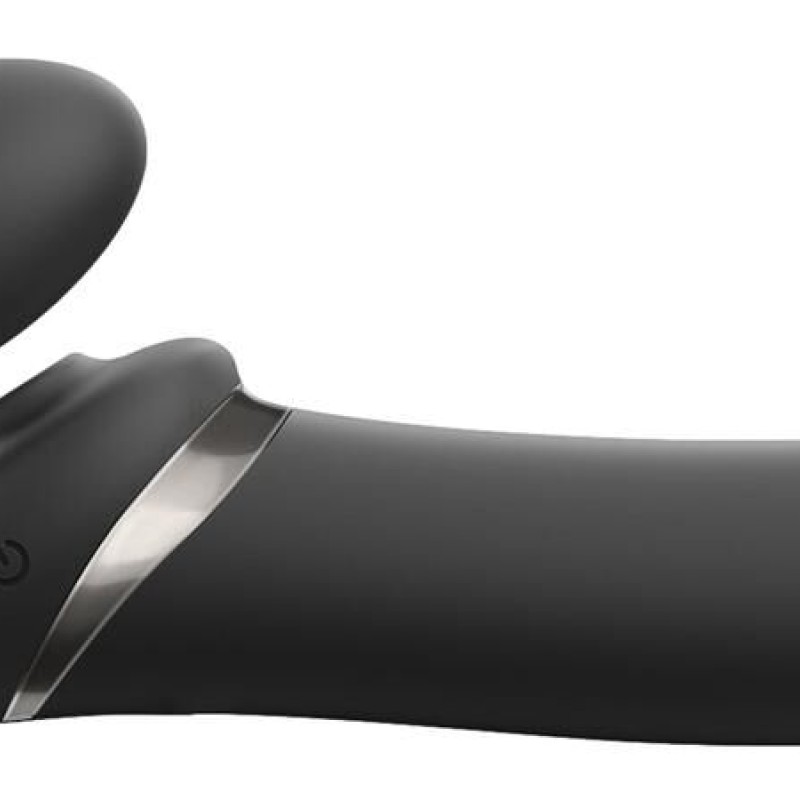 Dildo MULTI ORGASM Strap-On-Me S 14.5 x 3.4cm Noir