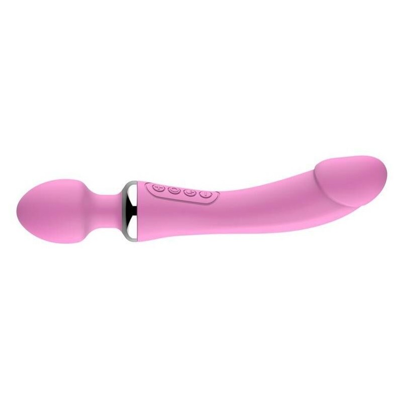 Dildo Wand Double Head 22 x 3.5 cm Rose