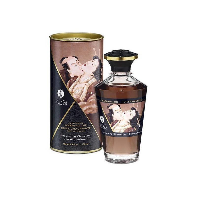 Huile de massage Chauffante Aphrodisiaque - CHOCOLAT Enivrant 100 mL