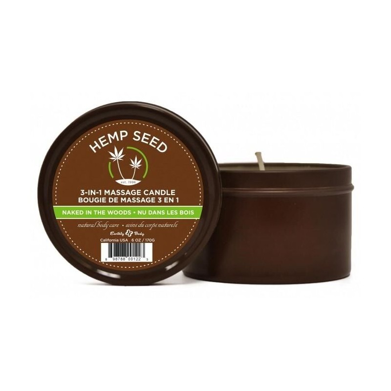 Bougie de massage Naked in the Wood 170g