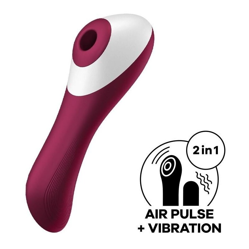 Stimulateur de clitoris DUAL CRUSH Satisfyer 16cm