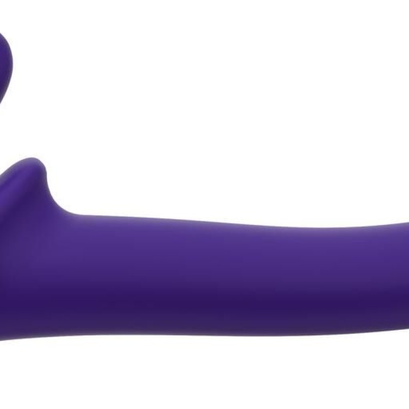 Gode + Plug STRAP-ON-ME Bendable S 15 x 3.5 cm Violet