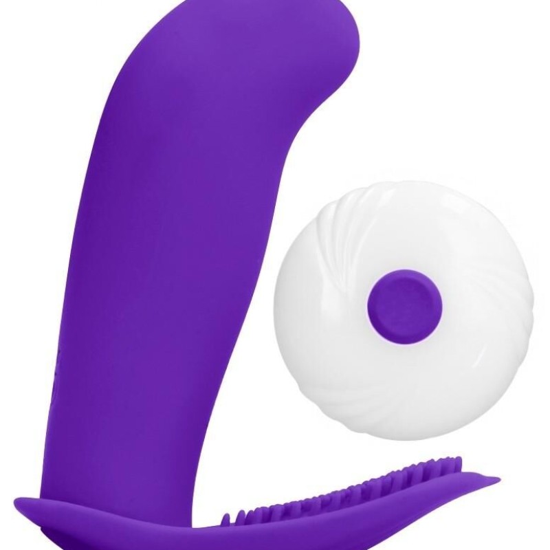 Stimulateur vibrant LEON 8.5 x 3cm Violet