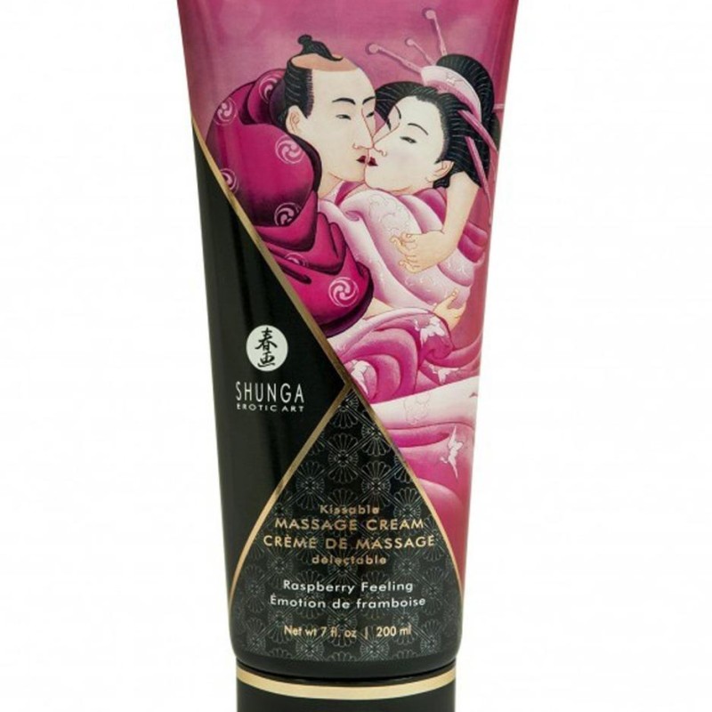 Crème de massage fraise vin shunga