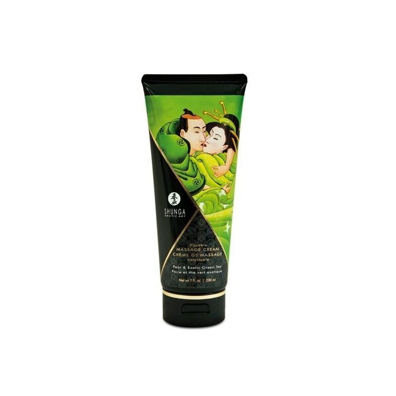 Crème de massage thé vert poire shunga